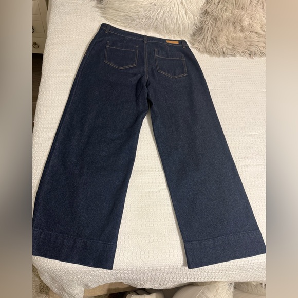 Sanctuary Dark Blue Flare Jeans - Picture 4 of 14